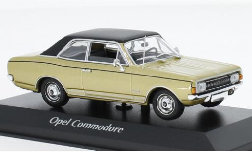 Modellautos Opel Commodore 1/43 Maxichamps A metallise beige/noire 1970 Opel Commodore 1/43 Maxichamps A metallise beige/noire 1970 modellautos