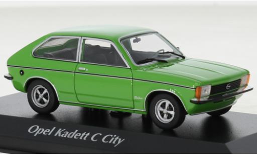 Modellautos Opel Kadett 1/43 Maxichamps C City grün 1978 Opel Kadett 1/43 Maxichamps C City grün 1978 modellautos
