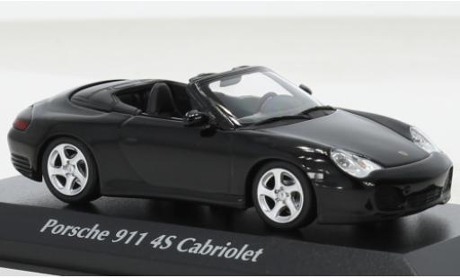 Modellautos Porsche 996 4S 1/43 Maxichamps 911 cabriolet noire 2003 Porsche 996 4S 1/43 Maxichamps 911 cabriolet noire 2003 modellautos