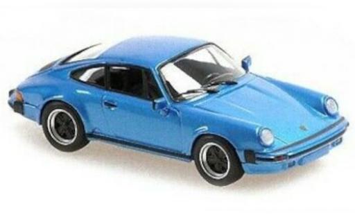 Porsche 930 1/43 Maxichamps 911 SC metallise bleu 1979 modellautos