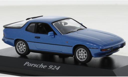 Modellautos Porsche 924 1/43 Maxichamps metallise blau 1976 Porsche 924 1/43 Maxichamps metallise blau 1976 modellautos
