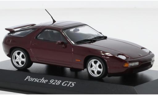 Modellautos Porsche 928 1/43 Maxichamps GTS metallise rot 1991 Porsche 928 1/43 Maxichamps GTS metallise rot 1991 modellautos