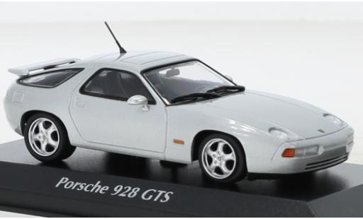Modellautos Porsche 928 1/43 Maxichamps GTS metallise silber 1991 Porsche 928 1/43 Maxichamps GTS metallise silber 1991 modellautos