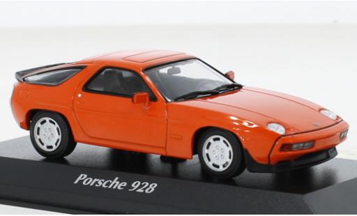 Porsche 928 1/43 Maxichamps S orange 1979 modellautos
