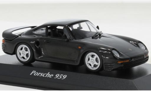 Modellautos Porsche 959 1/43 Maxichamps metallise gris 1987 Porsche 959 1/43 Maxichamps metallise gris 1987 modellautos