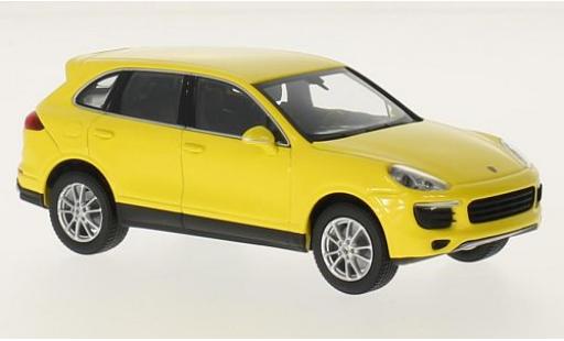 Modellautos Porsche Cayenne 1/43 Maxichamps jaune 2014 Porsche Cayenne 1/43 Maxichamps jaune 2014 modellautos