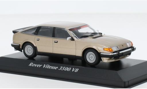 Modellautos Rover Vitesse 1/43 Maxichamps 3500 V8 metallise beige 1986 Rover Vitesse 1/43 Maxichamps 3500 V8 metallise beige 1986 modellautos