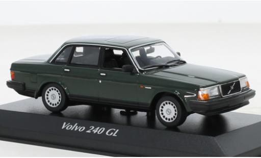 Volvo 240 1/43 Maxichamps GL grün 1986 modellautos