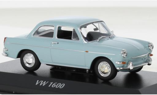 Modellautos Volkswagen 1600 1/43 Maxichamps metallise bleu clair 1966 Volkswagen 1600 1/43 Maxichamps metallise bleu clair 1966 modellautos
