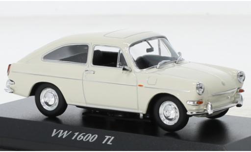 Modellautos Volkswagen 1600 1/43 Maxichamps TL beige 1966 Volkswagen 1600 1/43 Maxichamps TL beige 1966 modellautos