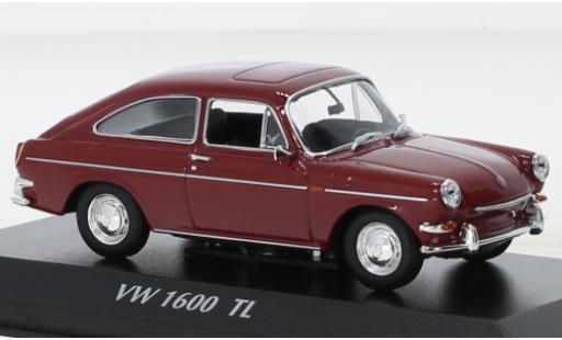 Modellautos Volkswagen 1600 1/43 Maxichamps TL rot 1966 Volkswagen 1600 1/43 Maxichamps TL rot 1966 modellautos