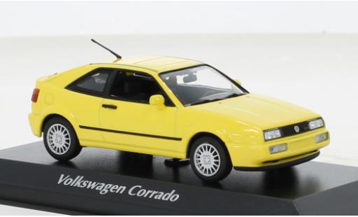 Modellautos Volkswagen Corrado 1/43 Maxichamps G60 gelb 1990 Volkswagen Corrado 1/43 Maxichamps G60 gelb 1990 modellautos