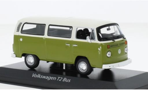 Modellautos Volkswagen T2 1/43 Maxichamps bus blanche/vert 1972 Volkswagen T2 1/43 Maxichamps bus blanche/vert 1972 modellautos