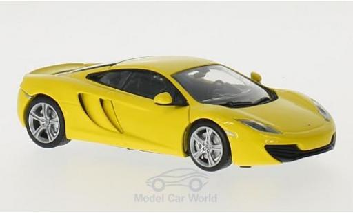McLaren MP4-12C 1/43 Maxichamps 12C gelb 2011 modellautos