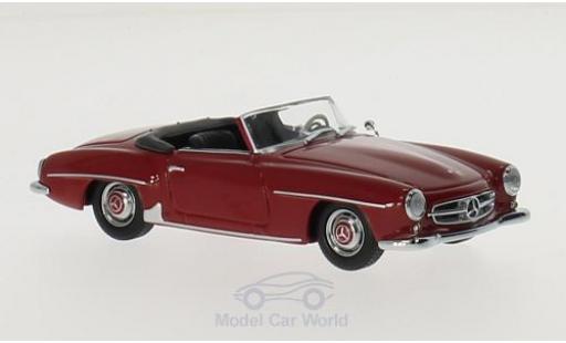 Modellautos Mercedes 190 SL 1/43 Maxichamps SL (W121) rot 1955 Mercedes 190 SL 1/43 Maxichamps SL (W121) rot 1955 modellautos