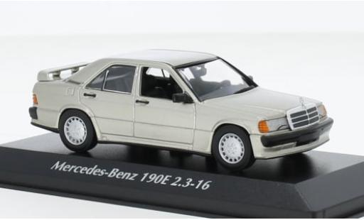 Mercedes 190 1/43 Maxichamps E (W201) 2.3-16 metallise beige 1984 1:43 modellautos