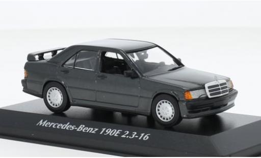 Mercedes 190 1/43 Maxichamps E (W201) 2.3-16 metallise schwarz 1984 1:43 modellautos