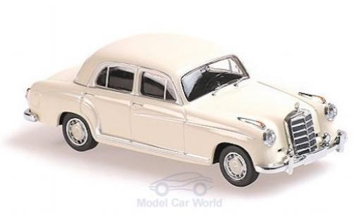 Modellautos Mercedes 220 1/43 Maxichamps S weiss 1956 Mercedes 220 1/43 Maxichamps S weiss 1956 modellautos