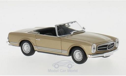 Modellautos Mercedes 230 1/43 Maxichamps SL gold 1965 Mercedes 230 1/43 Maxichamps SL gold 1965 modellautos