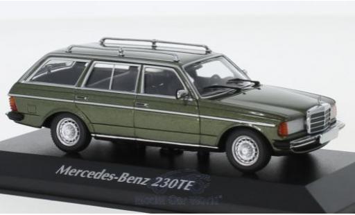 Modellautos Mercedes 230 1/43 Maxichamps TE (W123) mettalic grün 1982 Mercedes 230 1/43 Maxichamps TE (W123) mettalic grün 1982 modellautos