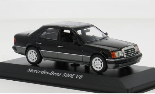 Mercedes 500 1/43 Maxichamps E (W124) schwarz 1991 1:43 modellautos