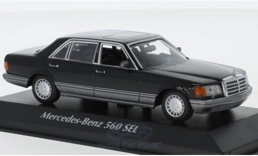 Modellautos Mercedes 560 1/43 Maxichamps SEL (V126) schwarz 1990 Mercedes 560 1/43 Maxichamps SEL (V126) schwarz 1990 modellautos