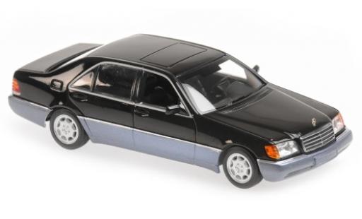 Modellautos Mercedes 600 1/43 Maxichamps SEL (W140) mettalic schwarz 1992 Mercedes 600 1/43 Maxichamps SEL (W140) mettalic schwarz 1992 modellautos