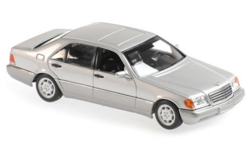 Modellautos Mercedes 600 1/43 Maxichamps SEL (W140) silber 1992 Mercedes 600 1/43 Maxichamps SEL (W140) silber 1992 modellautos