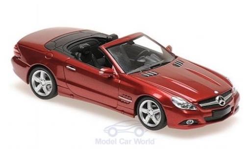 Modellautos Mercedes Classe SL 1/43 Maxichamps (R230) mettalic rot 2008 Mercedes Classe SL 1/43 Maxichamps (R230) mettalic rot 2008 modellautos