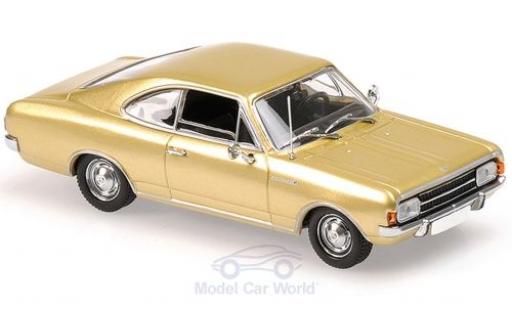 Modellautos Opel Rekord 1/43 Maxichamps C Coupe gold 1966 Opel Rekord 1/43 Maxichamps C Coupe gold 1966 modellautos
