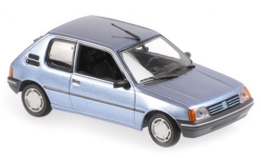 Modellautos Peugeot 205 1/43 Maxichamps XR mettalic blau 1990 Peugeot 205 1/43 Maxichamps XR mettalic blau 1990 modellautos