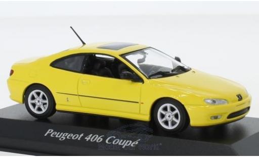 Modellautos Peugeot 406 1/43 Maxichamps Coupe gelb 1997 Peugeot 406 1/43 Maxichamps Coupe gelb 1997 modellautos