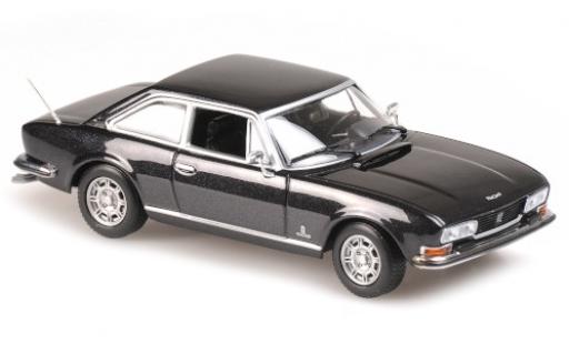 Peugeot 504 1/43 Maxichamps Coupe mettalic anthrazit 1976 modellautos