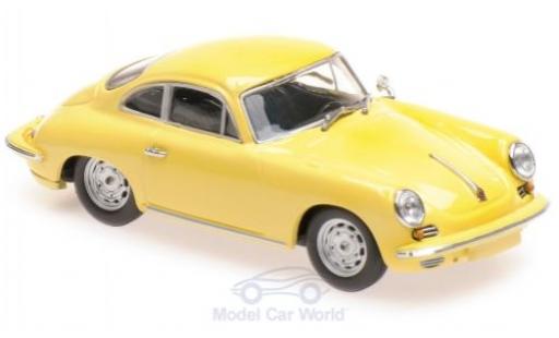 Porsche 356 1/43 Maxichamps C Carrera 2 gelb 1963 modellautos