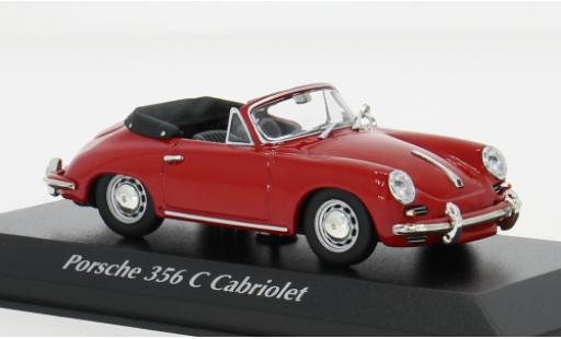 Porsche 356 1/43 Maxichamps C Cabriolet rot 1965 1:43 modellautos