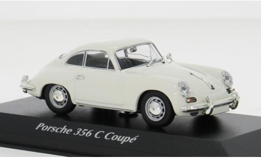 Porsche 356 1/43 Maxichamps C weiss 1965 1:43 modellautos