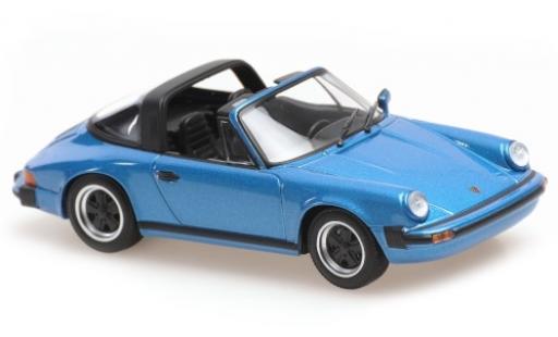 Modellautos Porsche 930 Targa 1/43 Maxichamps 911 Targa mettalic blau 1977 Porsche 930 Targa 1/43 Maxichamps 911 Targa mettalic blau 1977 modellautos