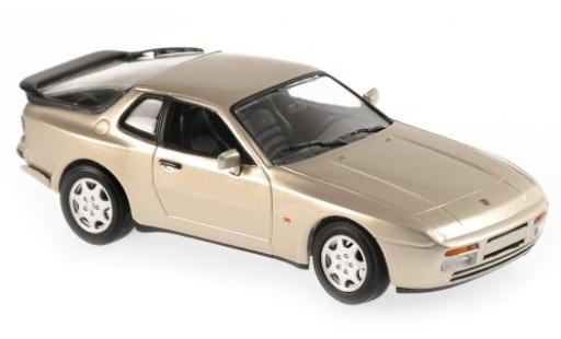 Modellautos Porsche 944 1/43 Maxichamps S2 mettalic beige 1989 Porsche 944 1/43 Maxichamps S2 mettalic beige 1989 modellautos