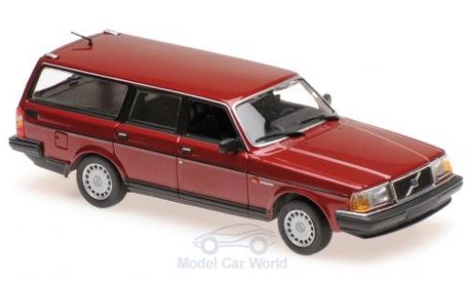 Modellautos Volvo 240 1/43 Maxichamps GL Break mettalic rot 1986 Volvo 240 1/43 Maxichamps GL Break mettalic rot 1986 modellautos