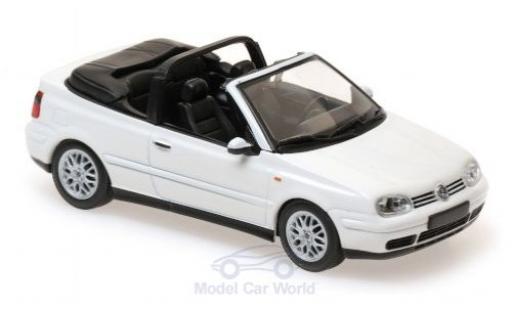 Volkswagen Golf 1/43 Maxichamps IV Cabriolet weiss 1998 modellautos