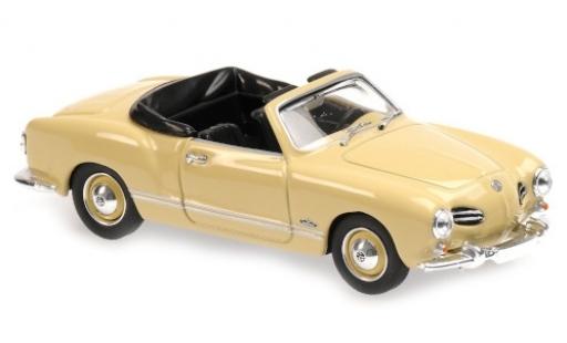 Modellautos Volkswagen Karmann 1/43 Maxichamps Ghia Cabriolet (Typ 14) beige 1955 Volkswagen Karmann 1/43 Maxichamps Ghia Cabriolet (Typ 14) beige 1955 modellautos