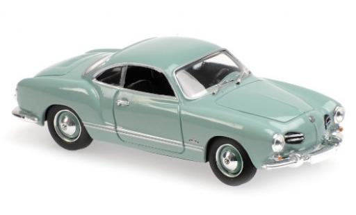 Modellautos Volkswagen Karmann 1/43 Maxichamps Ghia Coupe blau 1955 Volkswagen Karmann 1/43 Maxichamps Ghia Coupe blau 1955 modellautos