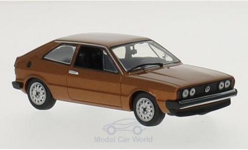 Volkswagen Scirocco 1/43 Maxichamps mettalic braun 1974 modellautos