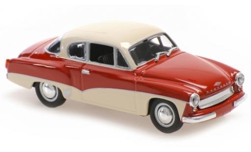 Modellautos Wartburg 311 1/43 Maxichamps Coupe rot/weiss 1958 Wartburg 311 1/43 Maxichamps Coupe rot/weiss 1958 modellautos