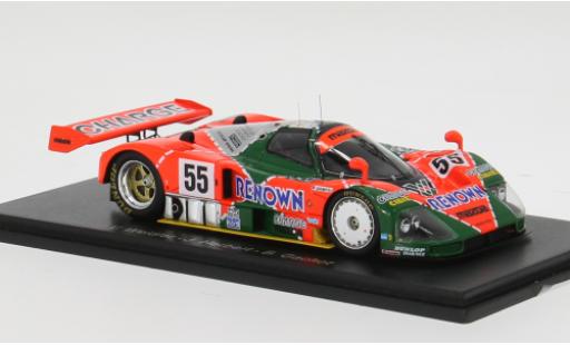 Modellautos Mazda 787B 24h Le Mans 1991 speed Co. Ltd. #55 V.Weidler/J.Herbert 1/43 Spark