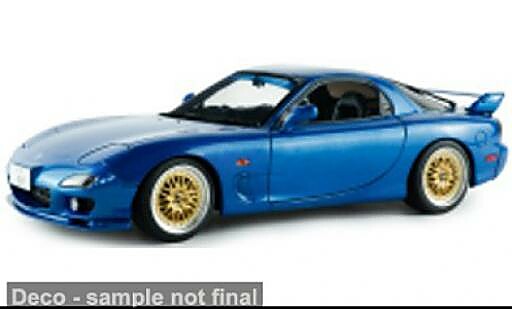 Modellautos Mazda RX7 (FD3S) blau 1999 1/18 Solido