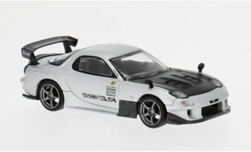 Mazda RX7 1/64 Mini GT (FD3S) silber/schwarz 2024 1:64 modellautos