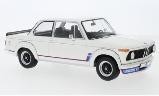 Bmw 2002 1/18 MCG Turbo weiss 1973 modellautos