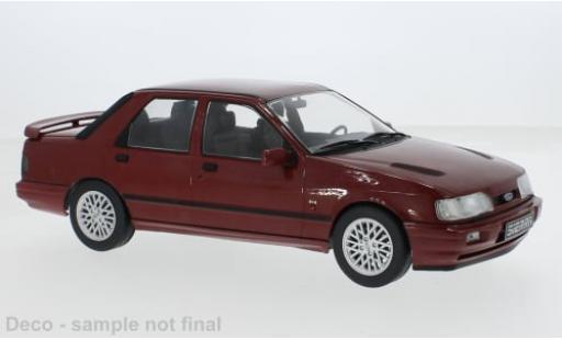 Ford Sierra 1/18 MCG Cosworth 4x4 metallise rot 1990 1:18 modellautos