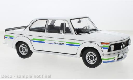 Bmw 2002 1/18 MCG Alpina blanche/Décorer 1973 modellautos